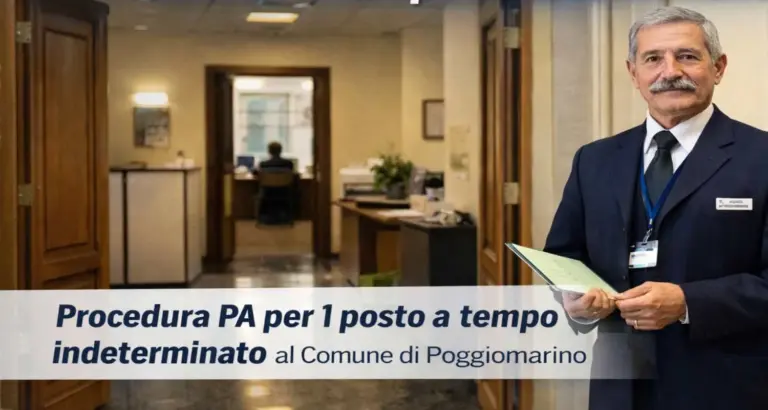 Avviamento art.16 Comune di Poggiomarino 1 posto uscieri tempo indeterminato
