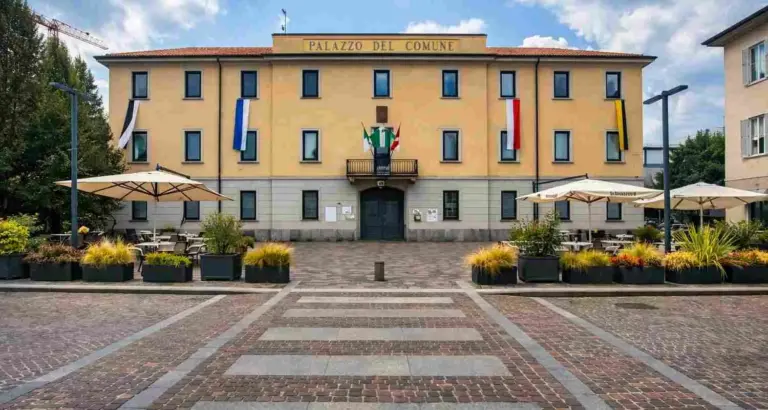 Palazzo del Comune di Meda sede del concorso pubblico per assunzioni a tempo indeterminato