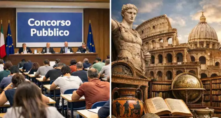 Concorso Ministero della Cultura con aula d’esame e patrimonio culturale italiano