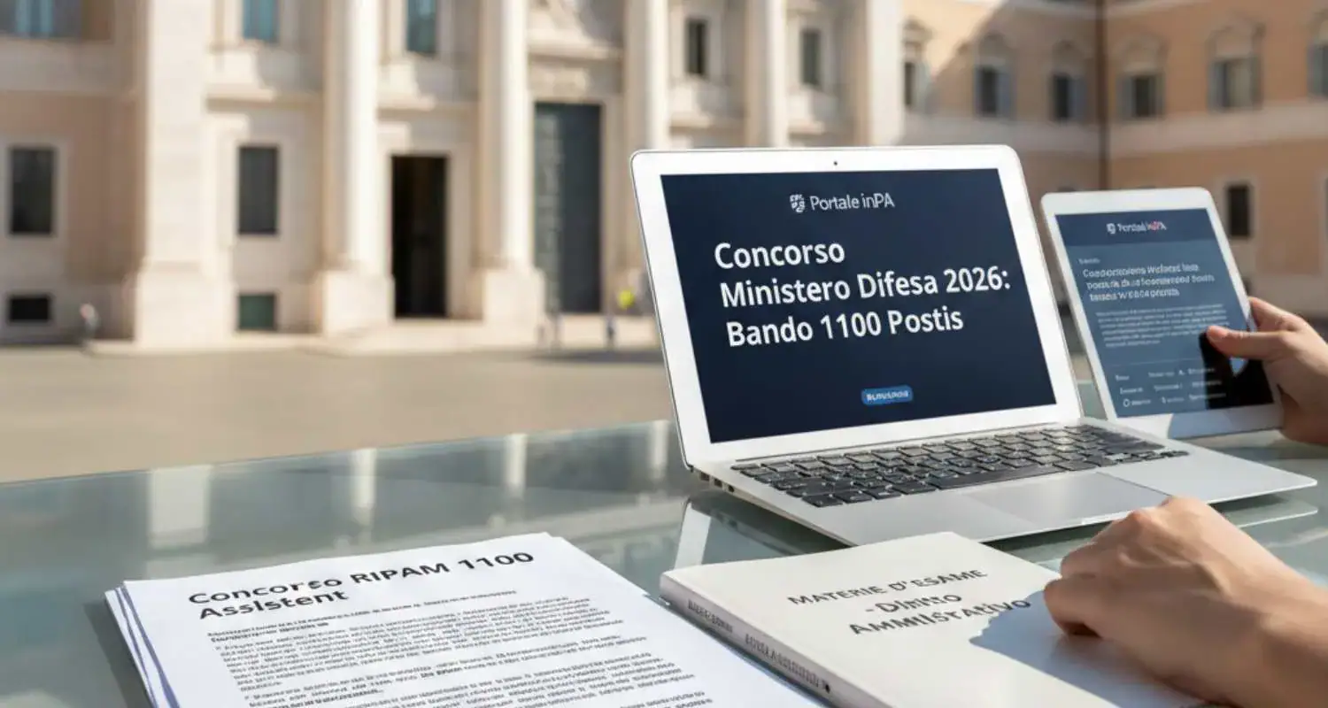Assistente RIPAM 1100 - Bando Ministero Difesa.