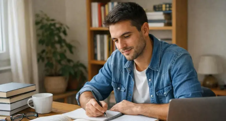 Studio per un concorso pubblico in un contesto domestico