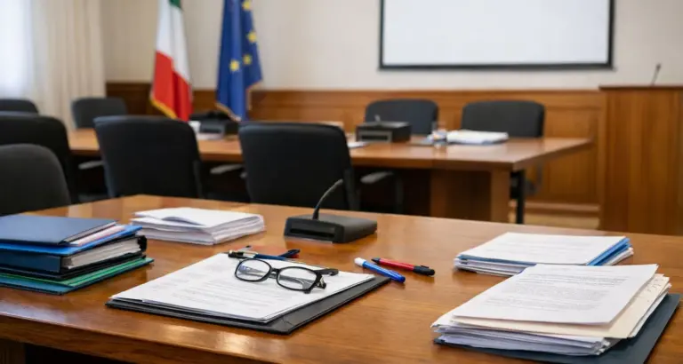 Aula per la commissione del concorso docenti Veneto