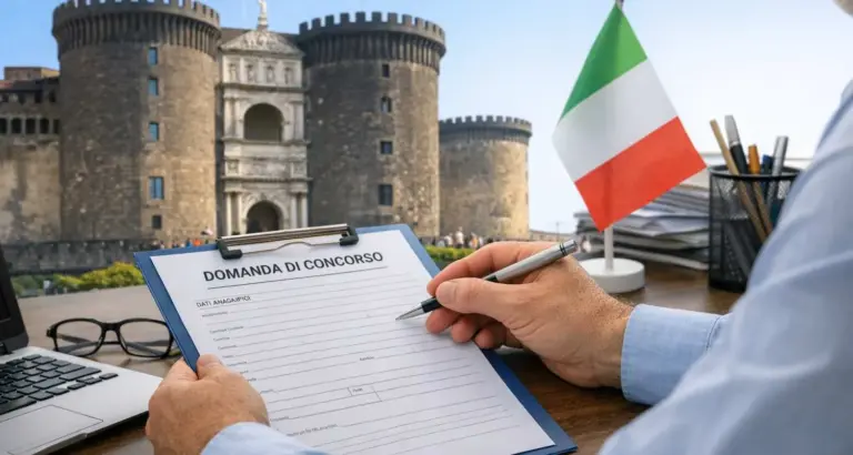 Domanda di progressione verticale al Comune di Napoli