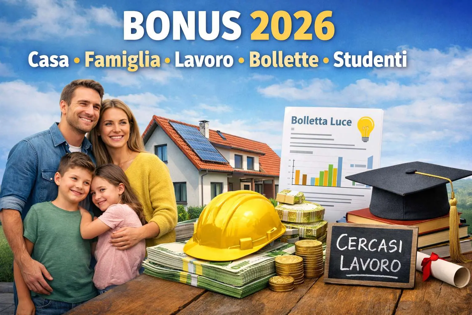 bonus 2026 agevolazioni casa famiglie lavoro studenti