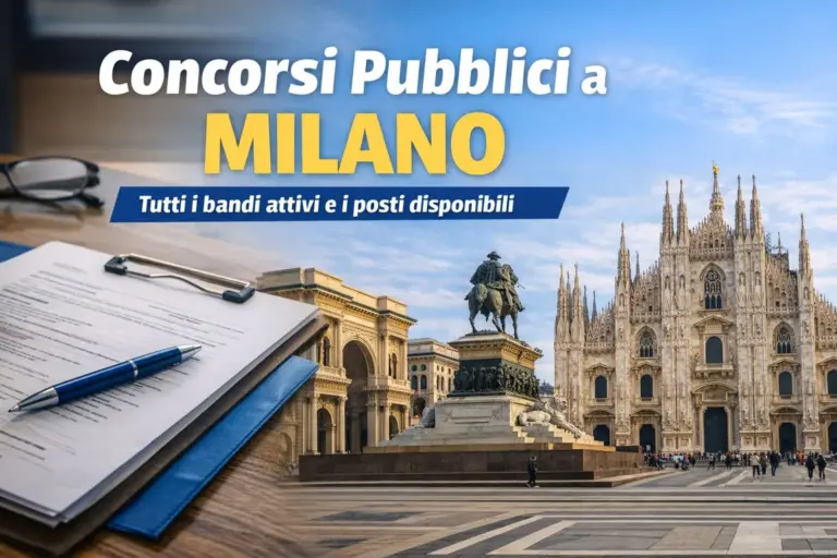 Concorsi pubblici attivi a Milano 2026 e candidati