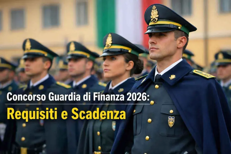 Allievi Marescialli della Guardia di Finanza durante una cerimonia ufficiale