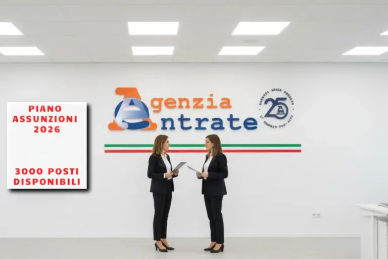 Piano assunzioni Agenzia Entrate 2026 nuovi concorsi funzionari