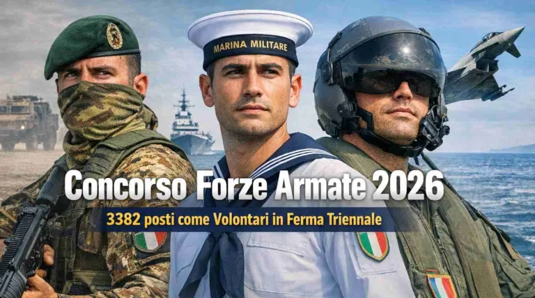 Giovani militari italiani in addestramento Esercito, Marina e Aeronautica