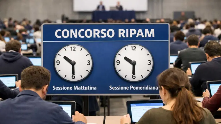 concorso ripam prova scritta orari sessione mattina 9 30 pomeriggio 14 30
