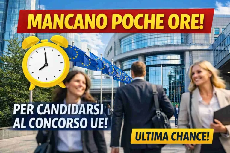 Concorso Unione Europea 1490 funzionari amministratori AD5
