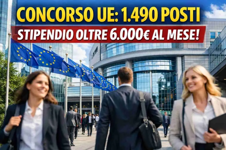 Concorso UE per 1490 funzionari amministratori nelle istituzioni europee
